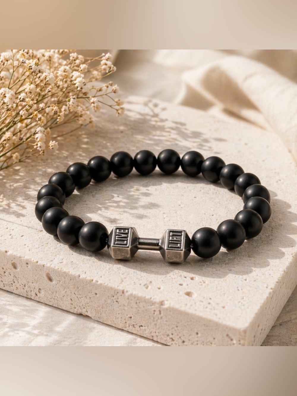 🖤💪 Fitness Motivational Bracelet